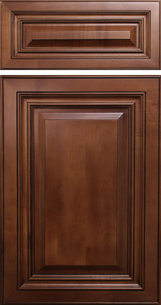 Koville Coffee Glazed cabinet door